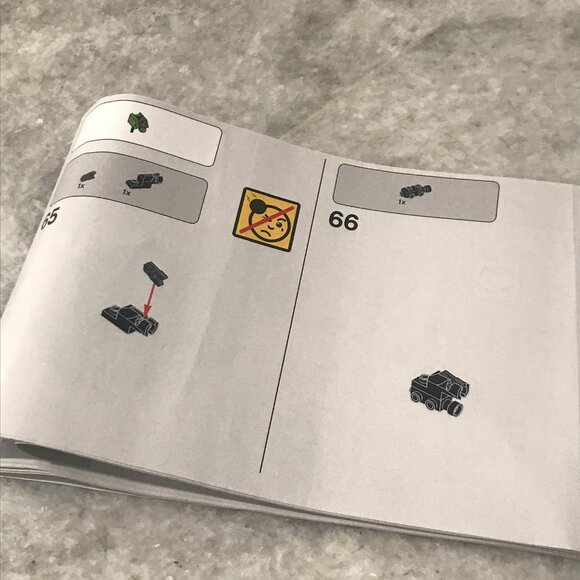 LEGO The LEGO Movie 2 70826 Rex's Rex-treme Offroader Instruction Manual Only - Picture 5 of 5